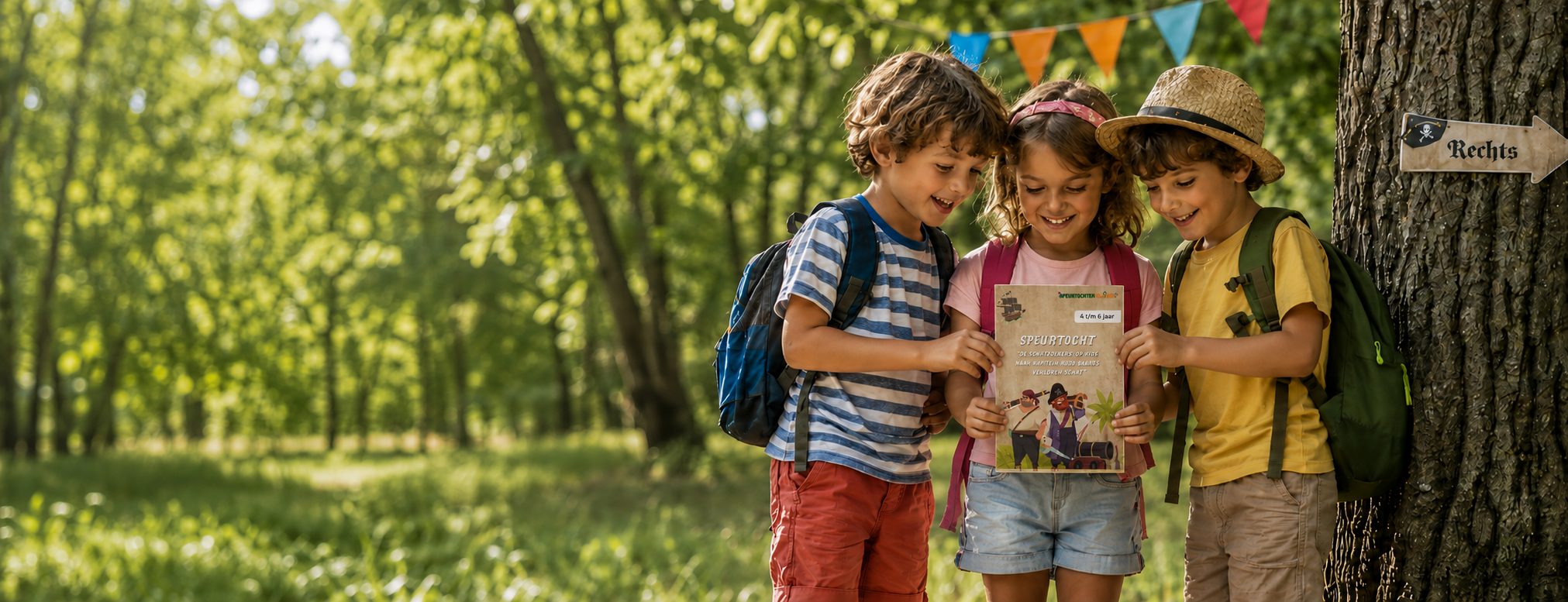 Kinderen op speurtocht