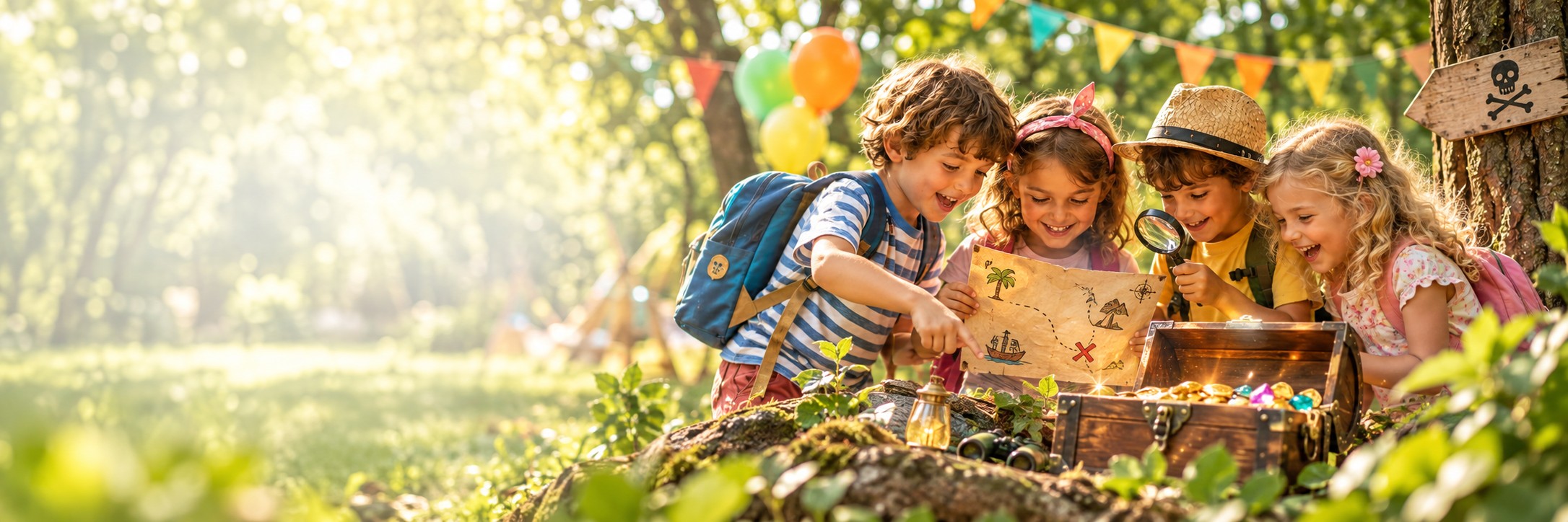 Kinderen op speurtocht