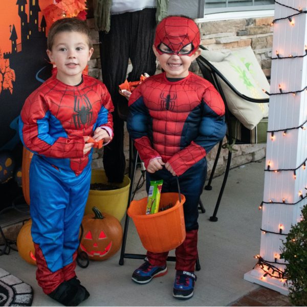 Kinderen speurtocht spiderman