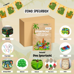 Dino Speurbox - Compleet feestpakket voor 10 kinderen