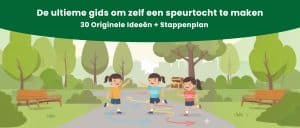 Speurtocht maken kinderfeestje in park met stoepkrijt pijlen en schatkist – ultieme gids met 30 ideeën