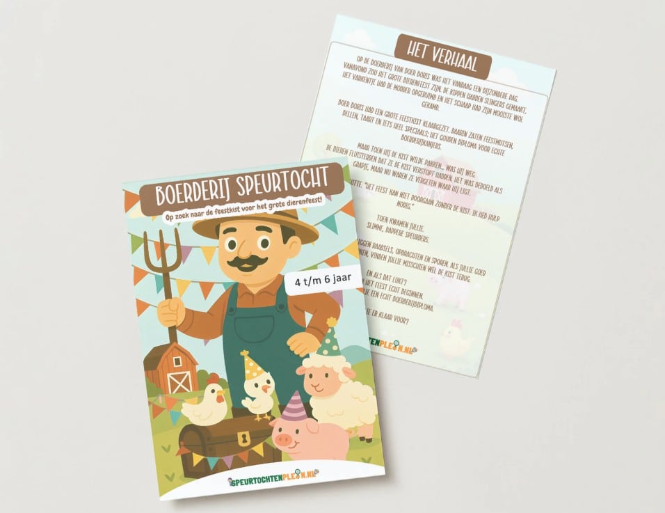 Boerderij Speurtocht - Opzoek naar de feestkist voor het grote dierenfeest! - Afbeelding 7