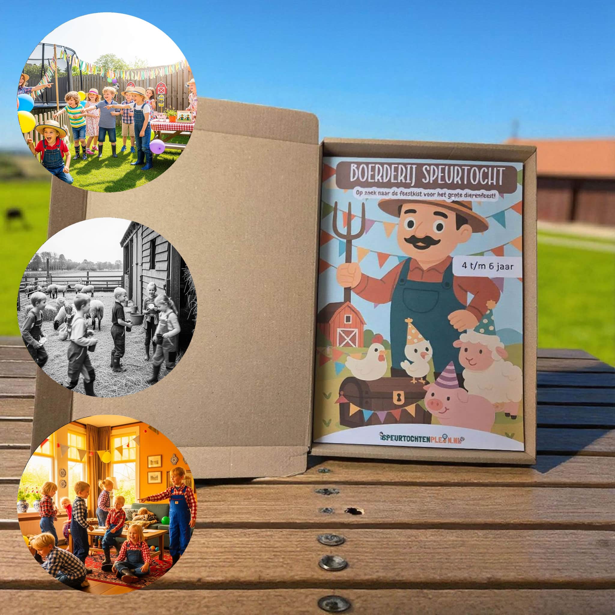 Boerderij Speurtocht - Opzoek naar de feestkist voor het grote dierenfeest! - Afbeelding 2