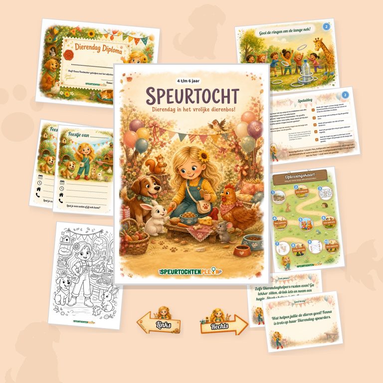 Dierendag Speurtocht – Help het Dierenbos feestvieren