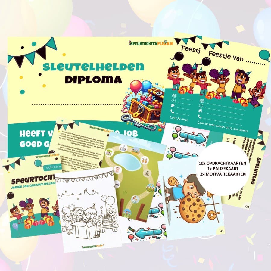 Jarige Job Speurtocht - Oud Hollandse Spelletjes