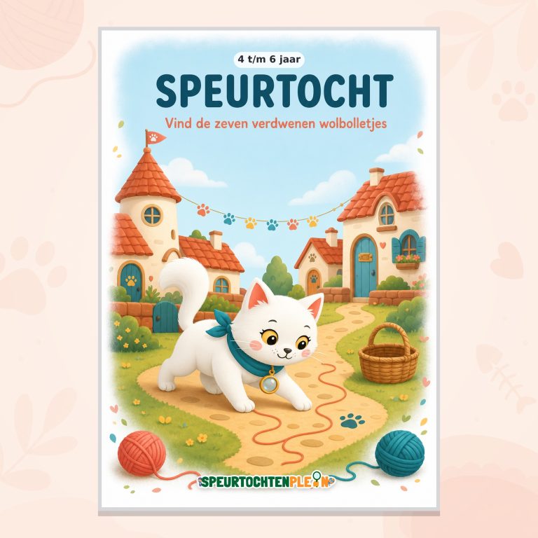 Poezen Speurtocht – Help Poesje Pluis met het Grote Snorrenfeest