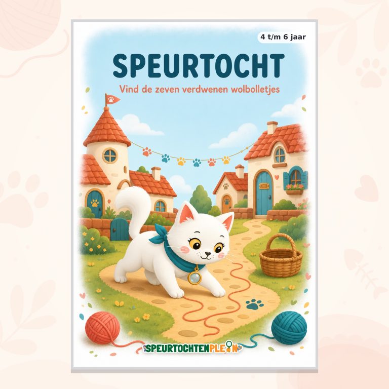 Poezen Speurtocht – Help Poesje Pluis met het Grote Snorrenfeest