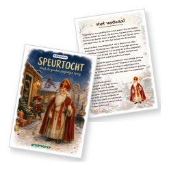 Voorblad en verhaal van de Sinterklaas Speurtocht