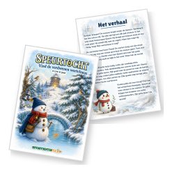 Voorblad en verhaal van de Winter Speurtocht